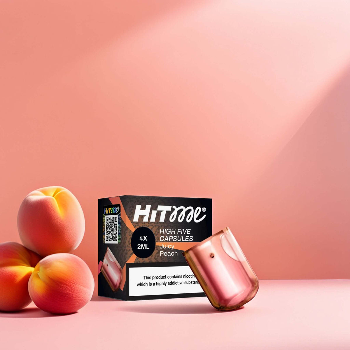 Hitme High Five Capsules – Juicy Peach 2%