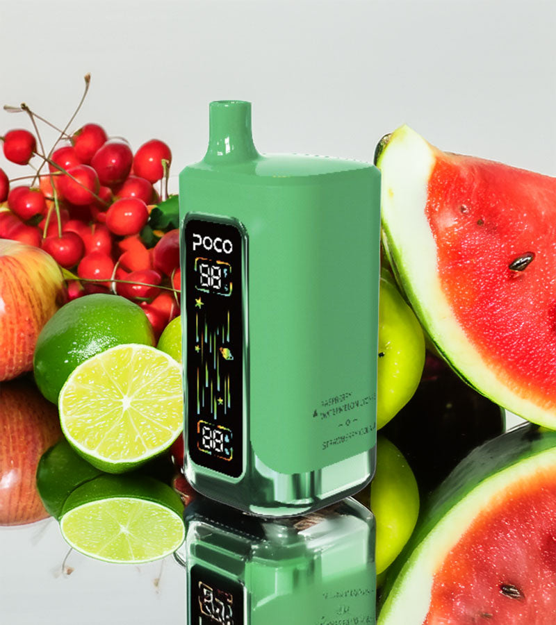 Poco FR 80000 – Sour Apple & Watermelon Lime & Raspberry Watermelon Lychee & Strawberry Cola 5%