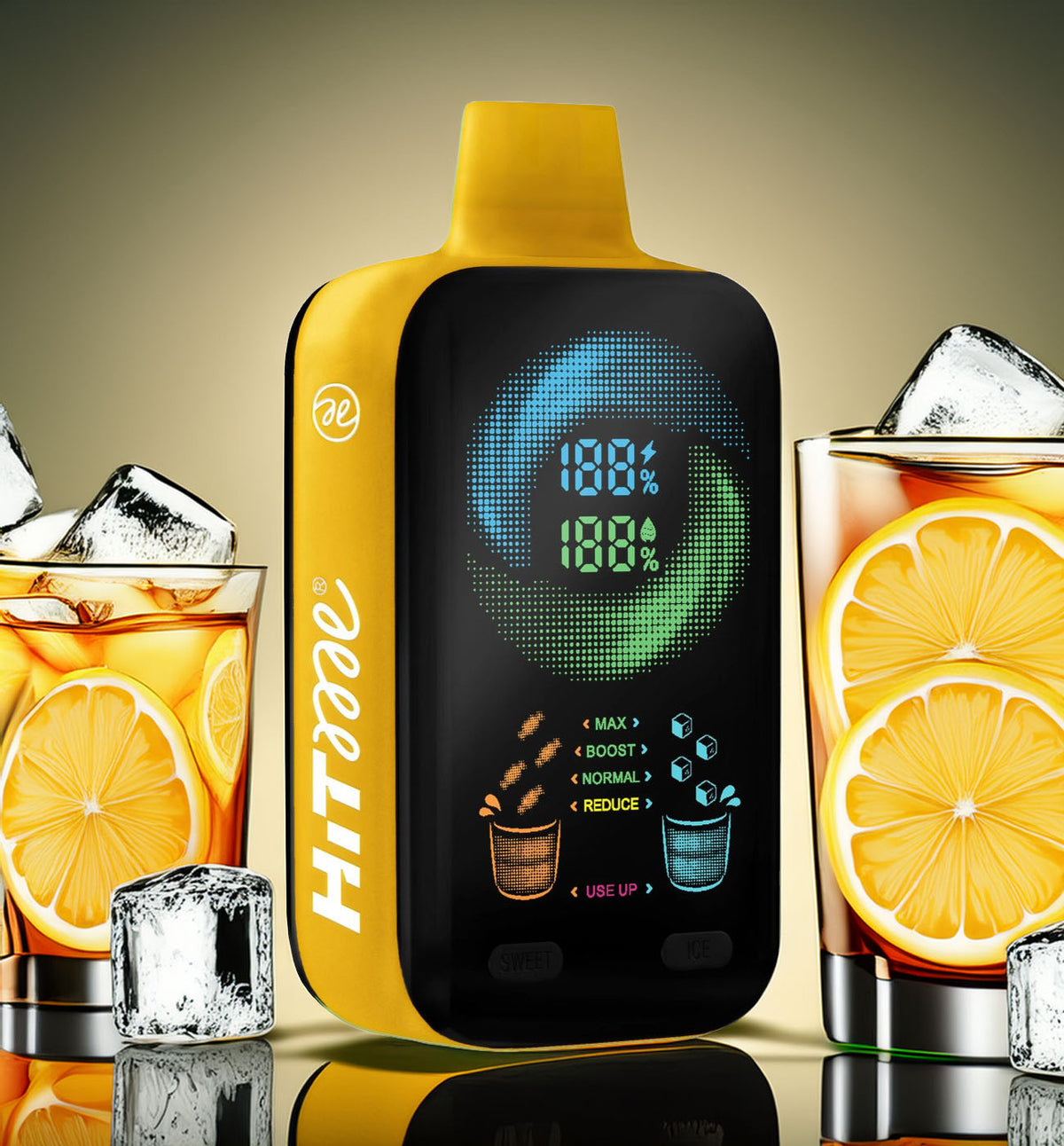 Hitme Hitec 25000 – Lemon Ice Tea 5%