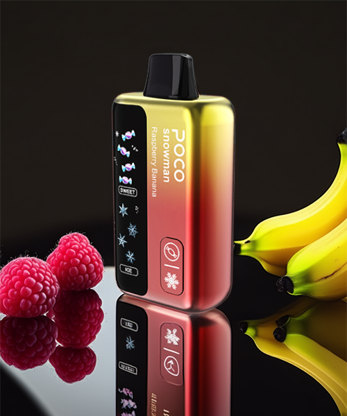 Poco Snowman 70000 – Raspberry Banana 5%