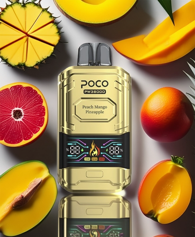 Poco PW 38000 – Peach Mango Pineapple 5%